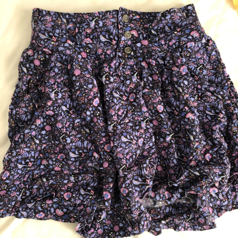 American eagle floral skater girl skirt